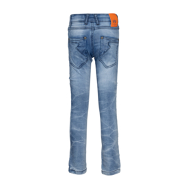 Dutch Dream Denim-Jongens jogg jeans broek- EXTRA SLIM FIT Kasuku-Midden Blauw