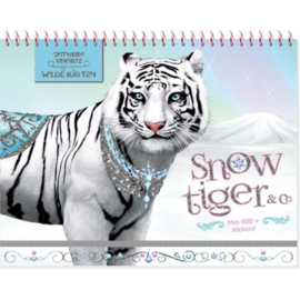 Snow tiger & Co - Wilde katten-C-White-blue