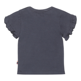 Dirkje-Meisjes T-shirt ss-Donker blauw