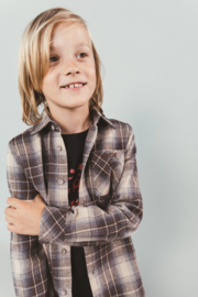 Moodstreet-Jongens OLIVER checkered shirt-Mount Fuji