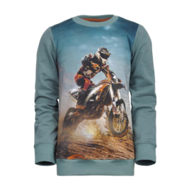 Legends22-Jongens Sweater Skief-Licht groen