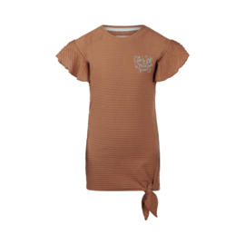 No Way Monday-Meisjes t-shirt ss-Faded bruin