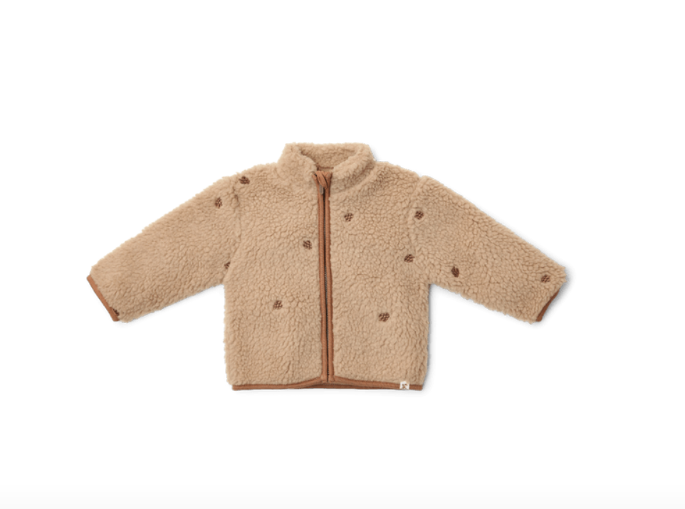 Little Dutch -Jongens Teddy vest-Taupe
