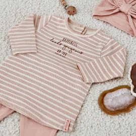 Dirkje-Baby Meisjes Muts en slofjes-Light Pink