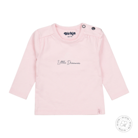Dirkje-Baby Girls  t-shirt l.s Bio Cotton-Light pink
