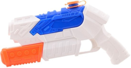 Johntoy-Aqua Fun  Waterpistool space watershooter +/- 27 cm-White -blue-orange