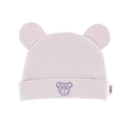 VIB- Muts met oortjes I'm Beary Cute-Rose smoke