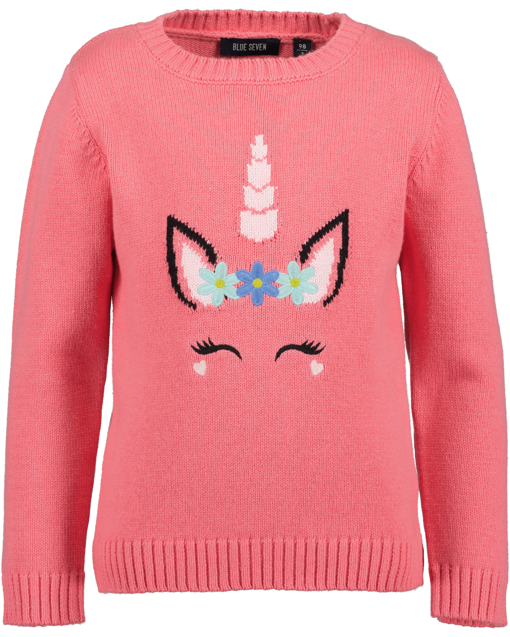 Blue Seven -Meisjes Pullover-Salmon
