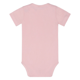 Dirkje-Baby Meisjes romper korte mouw-Licht roze