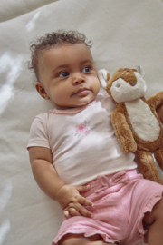 Little Dutch -Romper korte mouw roze Blossom