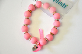Girls Armband Hart- Heppiedi- Pink