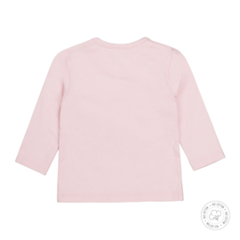 Dirkje-Baby meisjes t-shirt l.s Bio Cotton-Licht roze