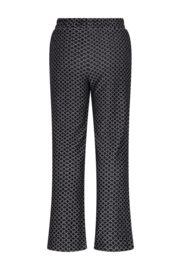 Moodstreet-Meisjes BELLE jacquard trousers-Zwart