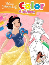 Walt Disney color and stickers - Princess-Oranje