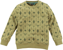 B'Chill-Jongens Sweater Hans- Khaki
