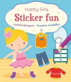 Deltas- Happy Girls Sticker Fun- Aankleedpoppen