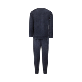 Charlie Choe- Jongens velours set-Navy
