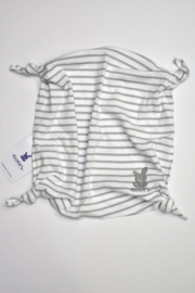 Ewers-Unisex Baby Knuffeldoek met knopen- White Grey