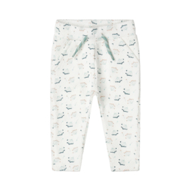 Dirkje-Baby Meisjes Joggingbroek-Wit