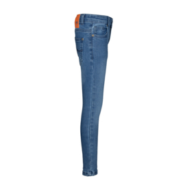 Dutch Dream Denim-Jongens Jeans broek-MVUA-extra slim fit-Mid Blauw