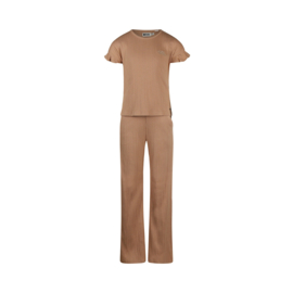 No Way Monday-Meisjes 2-delig set-Beige