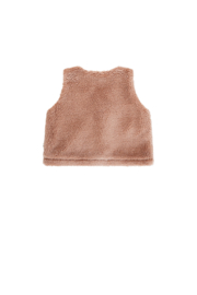 Petite Maison- Kato Fluffy gilette vest-Caramel
