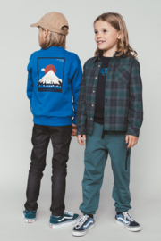 Moodstreet-Jongens SIMON mount FUJI sweater-Japan Sea