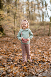 Little Dutch-Meisjes flared broek-Rouge flower