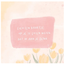 1781 - Even een kaartje