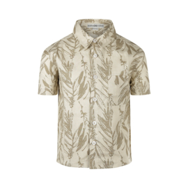 Koko Noko-Jongens Jogging Blouse korte mouw- Beige