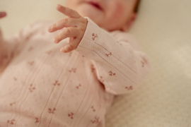 Little Dutch-T-shirt overslag lange mouw Fairy Flowers-Roze