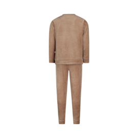 Charlie Choe- Meisjes velours set-Faded brown