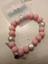 Girls Armband Beer- Heppiedi- White, pink of rose