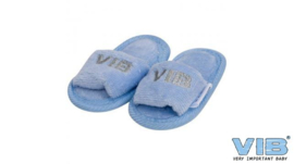 VIB.-Baby boys Slipper VIB' -Light Blue-Silver