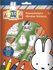 Bambolino-CW-Nijntje Raam stickers-Multicolor