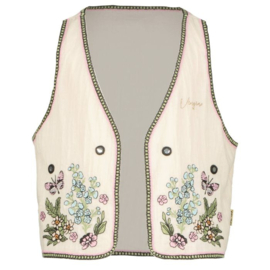 Vingino -Meisjes Gilet Tamira-Macroon wit