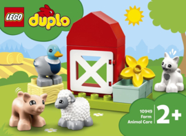 LEGO DUPLO-CW- Boerderij Boerderij dieren verzorgen- 10949-Green