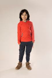 DJ Dutch Jeans-Boys Sweater ls with hood-Red