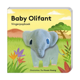 Image Books-Vingerpopboek-Baby Olifant-Multi Color