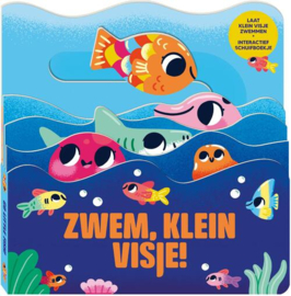 Image Books-Schuifboekje zwem, klein visje!-Blauw