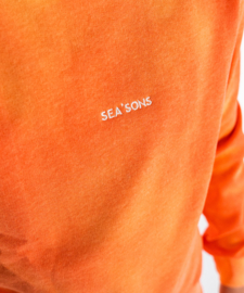 Sea'sons- Jongens sweater -Oranje-Rood