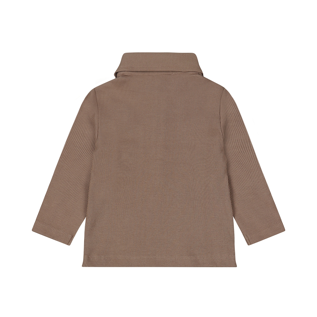 Dirkje-Jongens Polo-shirt ls-Vervaagd bruin