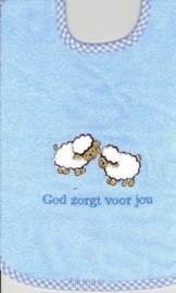 CBC-Jongens Slab schaapjes God zorgt voor jou-Blue