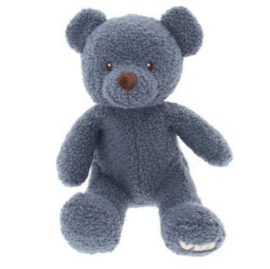 VIB-Pluche Beer Zittend 35cm Teddy-Dusty Blue