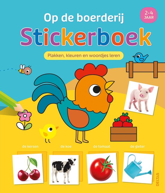 Deltas- Op de boerderij Stickerboek
