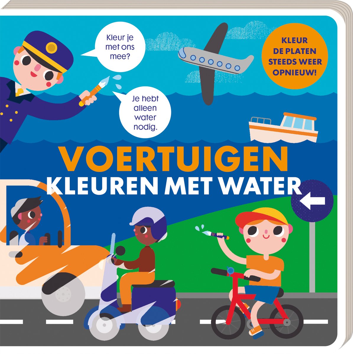 Image Books-Kleuren met water-Voertuigen-Meerdere kleuren