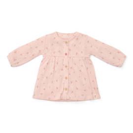 Little Dutch-Jurkje lange mouw Fairy Flowers-Roze
