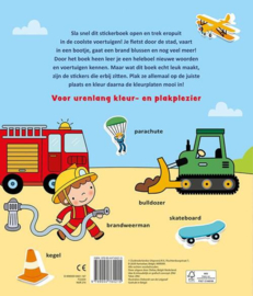 Deltas- Kleur-en stickerboek met woordjes- Allemaal voertuigen (3-5 j.)- Multi Colour