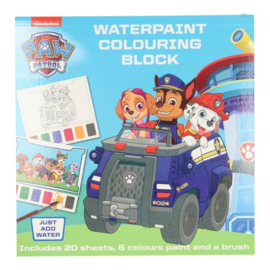 Waterverf kleurboek Paw Patrol- Meerdere kleuren