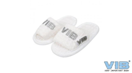 VIB-Unisex Baby Slipper VIB' -White-silver